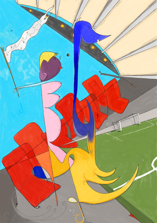 I met her @ the stadium